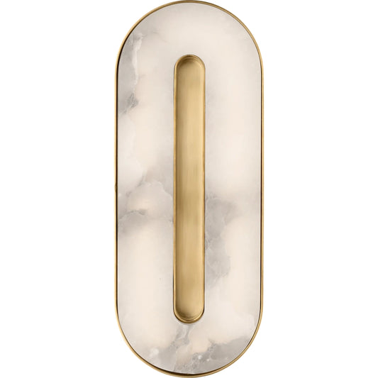 Wyllis 12" Sconce by Visual Comfort & Co.. Made from brass in a modern style.