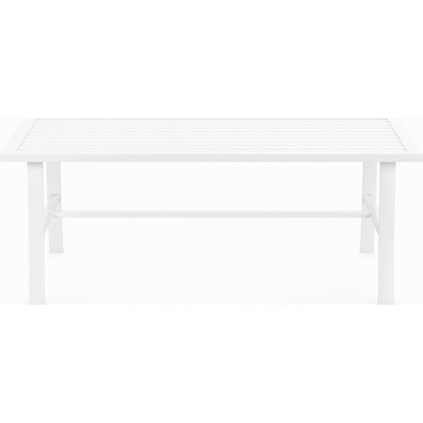 003 SI-2167200 | Additional Silo | Bristol Outdoor Coffee Table by Sunset West in white. Made from aluminum in a modern style.