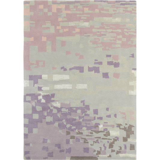 Kyah Rug - 15435 by Surya in violet, gray. Made from 100% new zealand wool in a unique style.