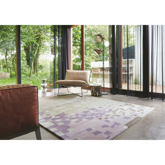 Kyah Rug - 15435 by Surya in violet, gray. Made from 100% new zealand wool in a unique style.
