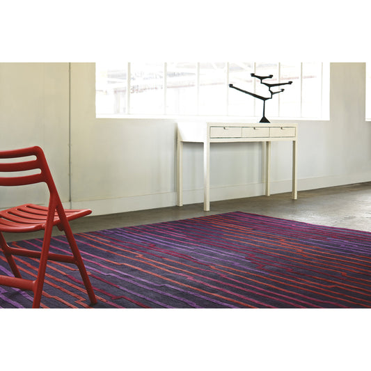 Kyah Rug - 15458 by Surya in eggplant. Made from 100% new zealand wool in a unique style.