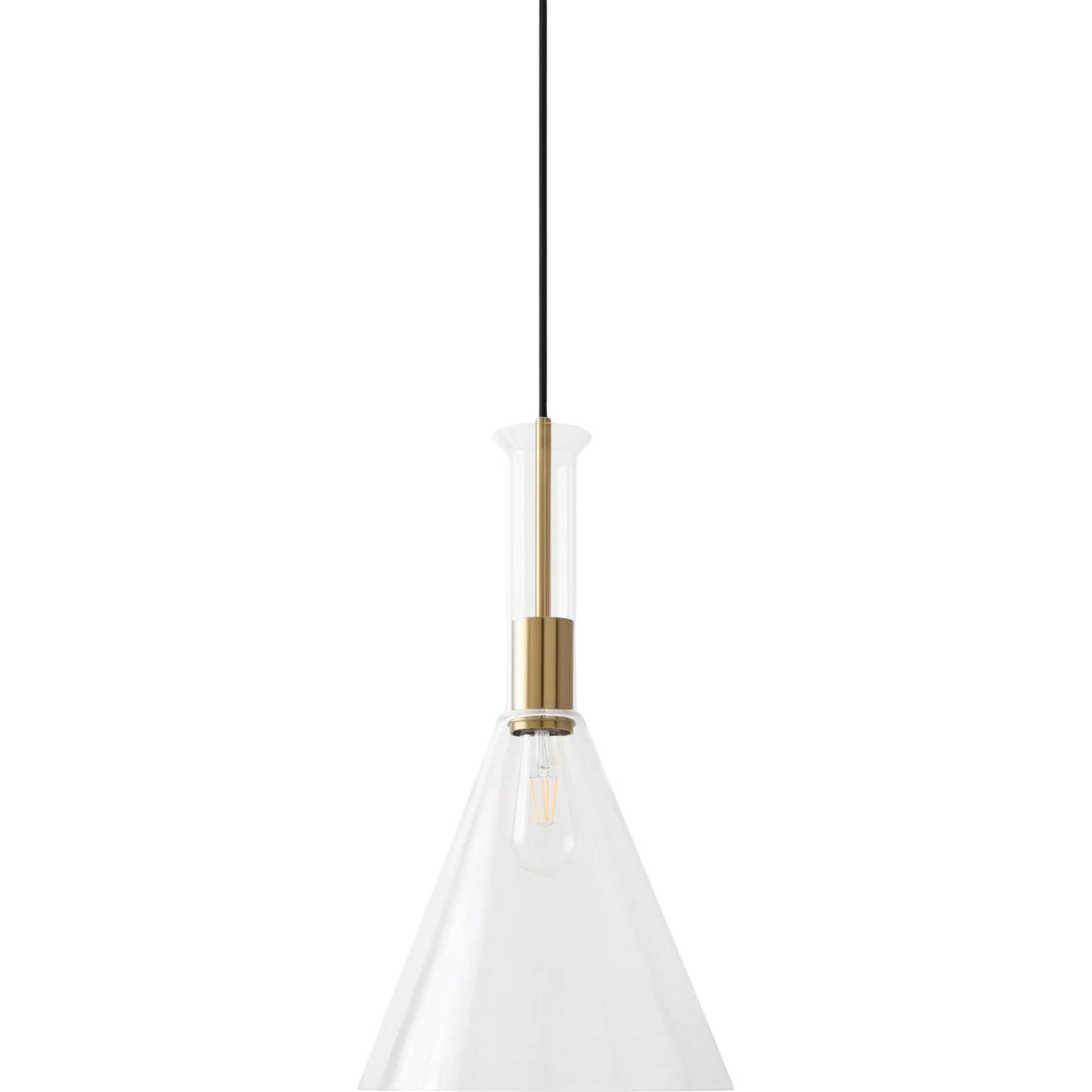 001 SI-2460028 | Primary Silo | Katzinor Mini Pendant by Surya in metallic brass, clear and plated. Made from iron, glass in a unique style.