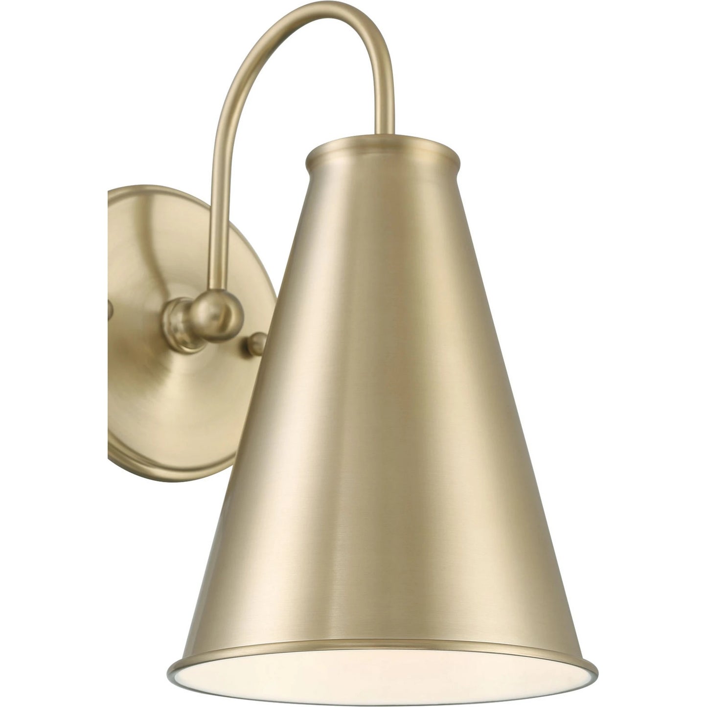 006 SI-1965990 | Lifestyle | Lincoln Tapered Metal 7" Dome Wall Sconce Light by Lumanity. Made from metal in a modern style.