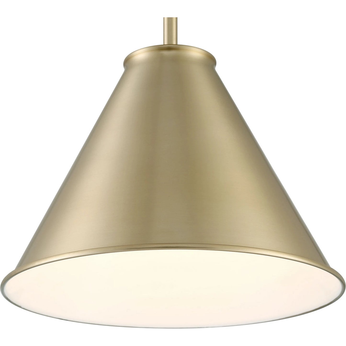 005 SI-1965988 | Lifestyle | Lincoln Tapered Metal 11" Semi-Flush Mount Ceiling Light by Lumanity. Made from metal in a modern style.