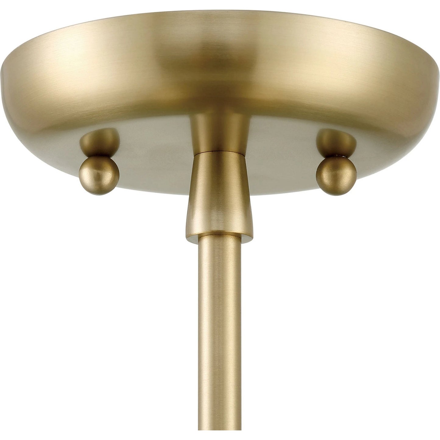 006 SI-1965988 | Lifestyle | Lincoln Tapered Metal 11" Semi-Flush Mount Ceiling Light by Lumanity. Made from metal in a modern style.