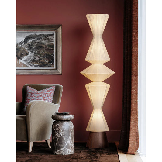 Greendale Floor Lamp by Hudson Valley in aged brass. Made from unique in a modern style.