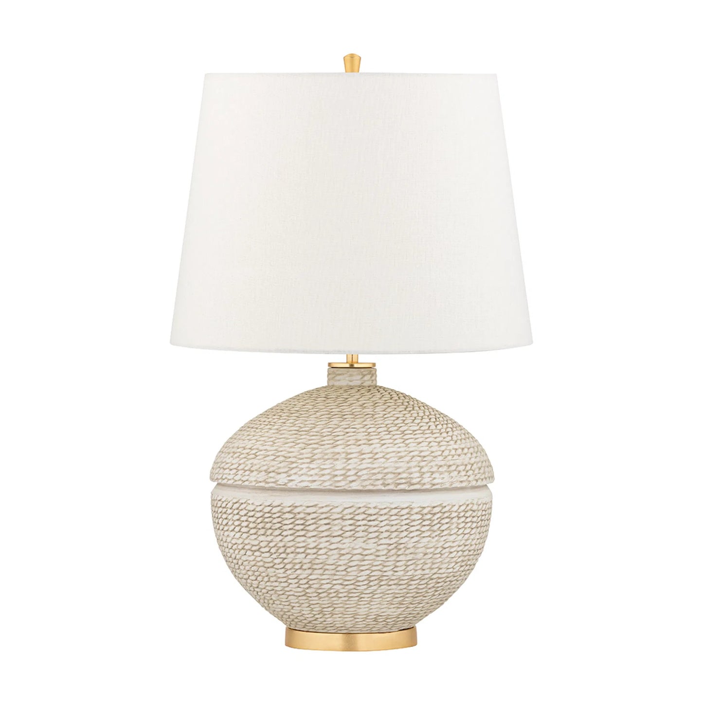 002 SR-914691 | Additional Silo | Katonah Table Lamp by Hudson Valley in gold leaf. Made from steel in a coastal style.