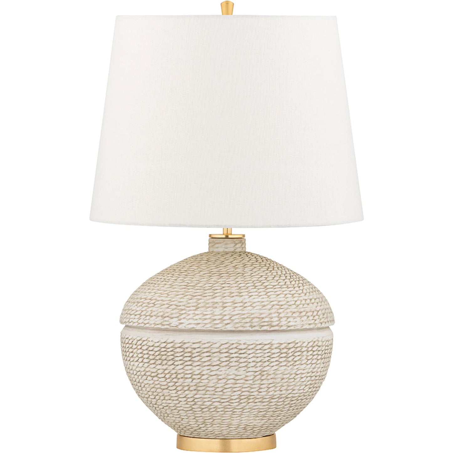 001 SR-914691 | Primary Silo | Katonah Table Lamp by Hudson Valley in gold leaf. Made from steel in a coastal style.