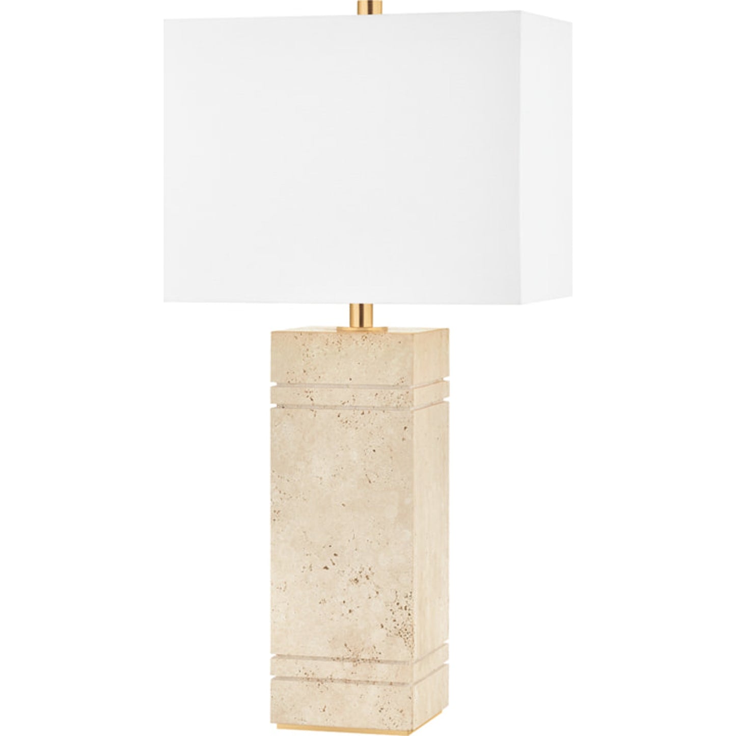 001 SI-1830864 | Primary Silo | Brownsville Table Lamp by Hudson Valley in aged brass. Made from steel in a transitional style.