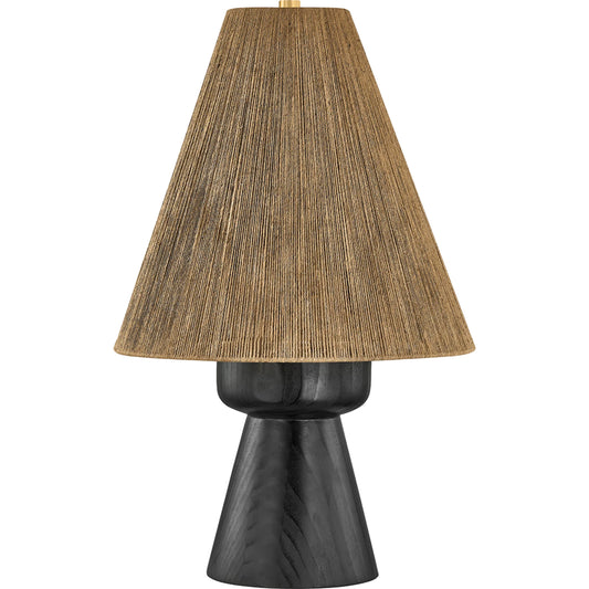 Mannsville Table Lamp by Hudson Valley in aged brass. Made from wood in a eclectic & global style.