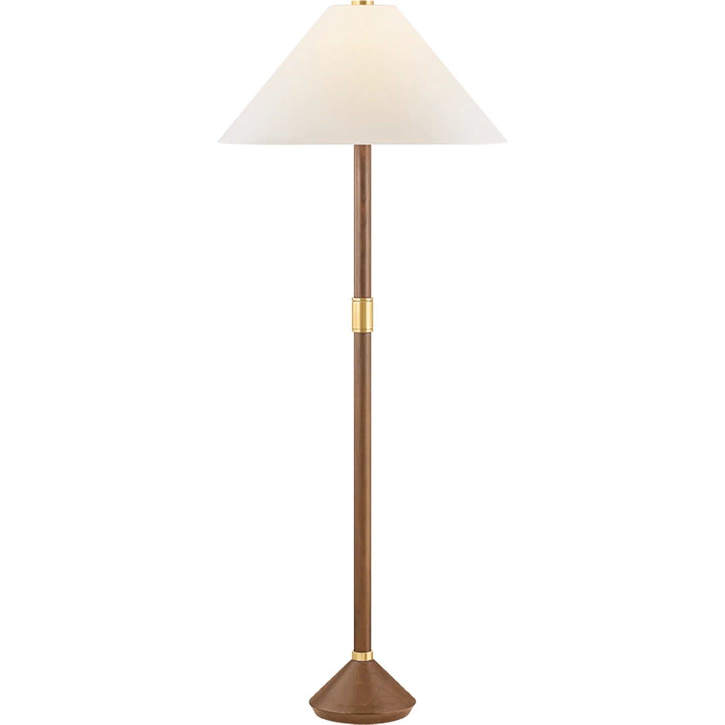 001 SI-2544231 | Primary Silo | Merrimack Floor Lamp by Hudson Valley in aged brass. Made from natural woven in a unique style.