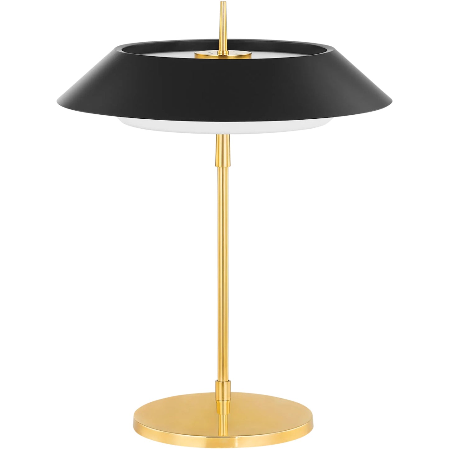 001 SI-2335927 | Primary Silo | Westport Table Lamp by Hudson Valley in aged brass, soft black. Made from steel in a modern style.