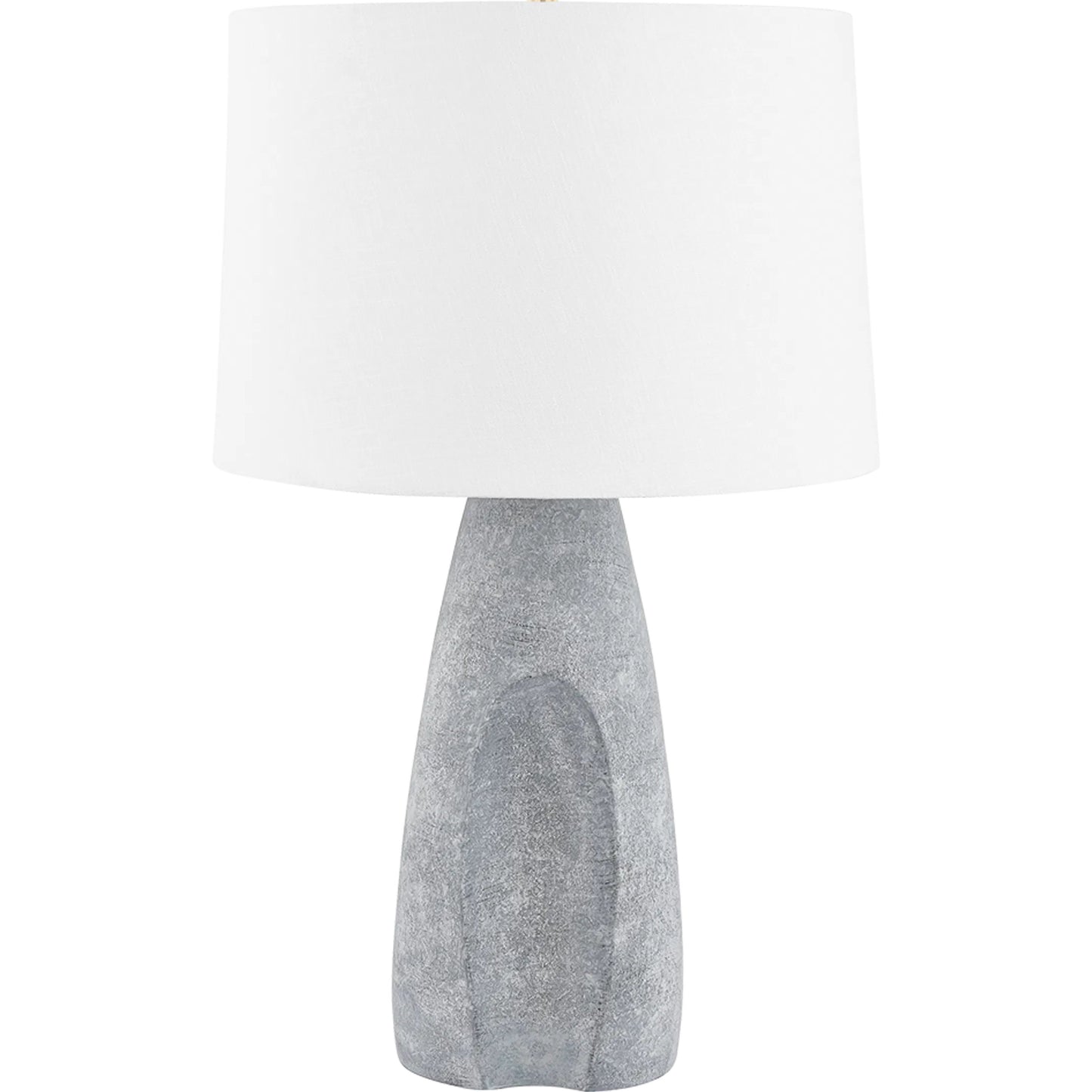 001 SI-2388232 | Primary Silo | Hackensack Table Lamp by Hudson Valley in gray, white and aged brass, ceramic stonewash. Made from ceramic in a modern style.