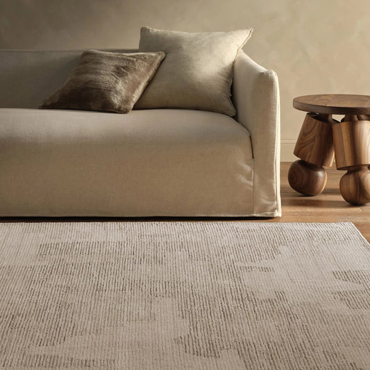 Labyrinth LAB03 Rug by Jaipur Living in gray, tan. Made from 100% wool in a unique style.