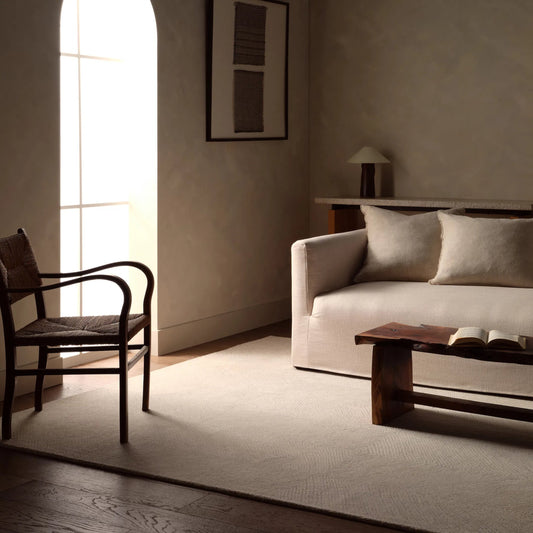 Labyrinth LAB04 Rug by Jaipur Living in cream, taupe. Made from 100% wool in a unique style.