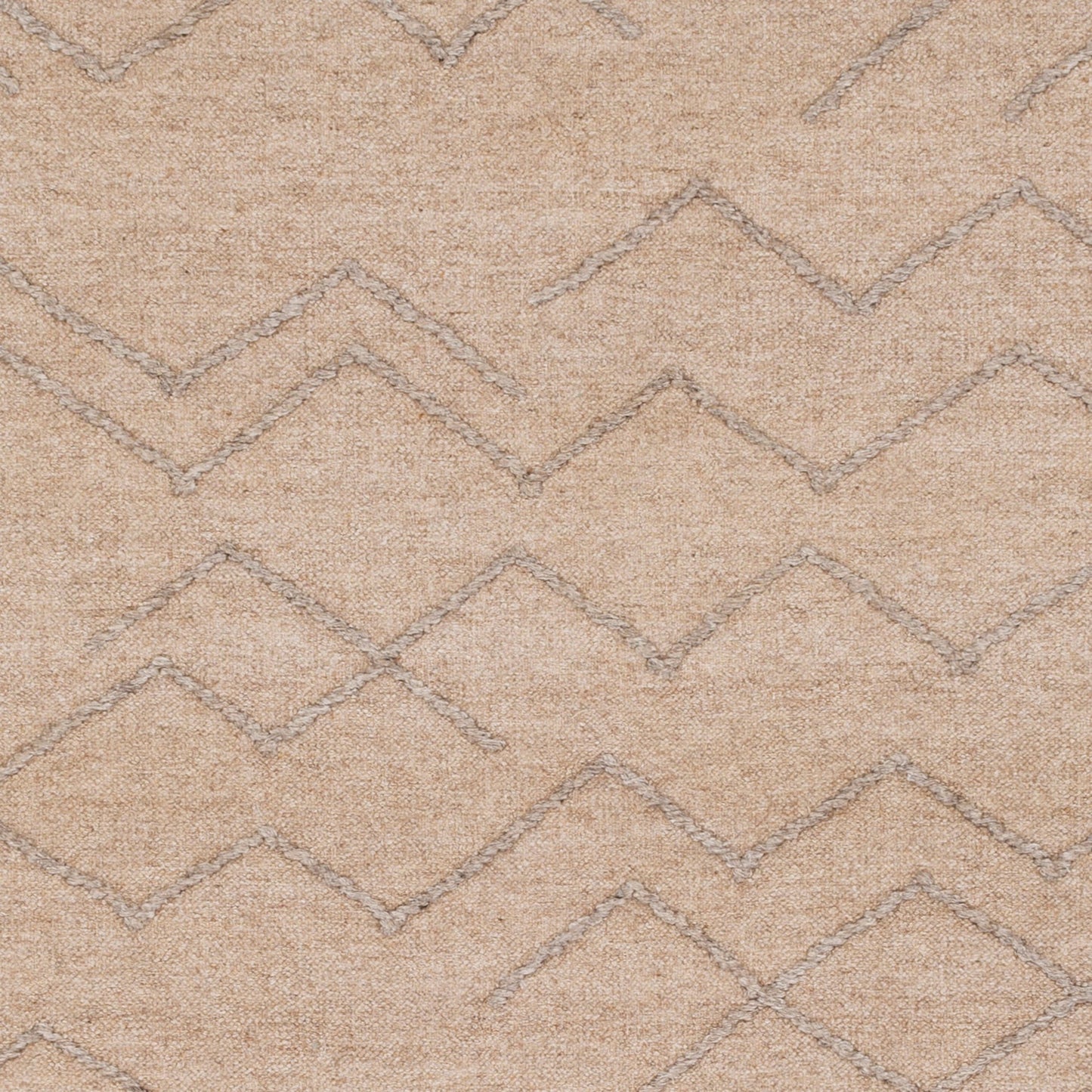003 91828-36618 | Closeup | Landscape Rug - 19957 by Surya in light brown, taupe. Made from 90% wool, 10% viscose in a unique style.