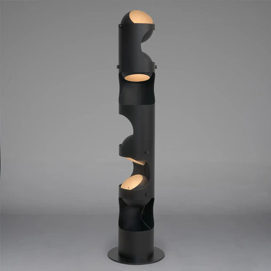 Columna Floor Lamp by Noir in black metal. Made from metal in a modern style.