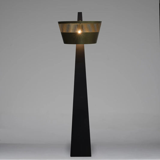 Claudius Floor Lamp by Noir in black metal. Made from metal in a modern style.