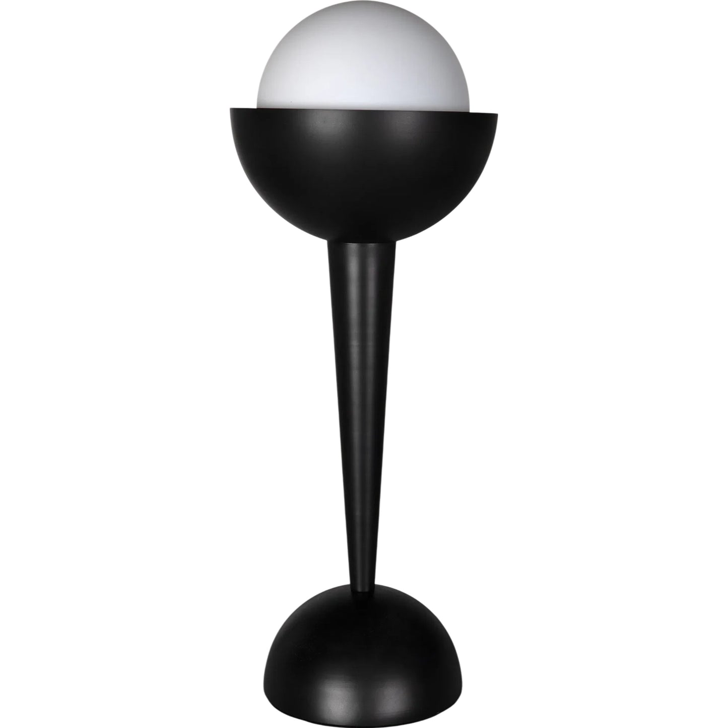 001 SI-2383632 | Primary Silo | Sunday Morning Lamp by Noir in matte black. Made from industrial iron, frosted glass in a unique style.