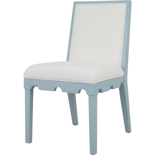 Lanister Square Back Dining Chair by Worlds Away. Made from solid wood in a transitional style.