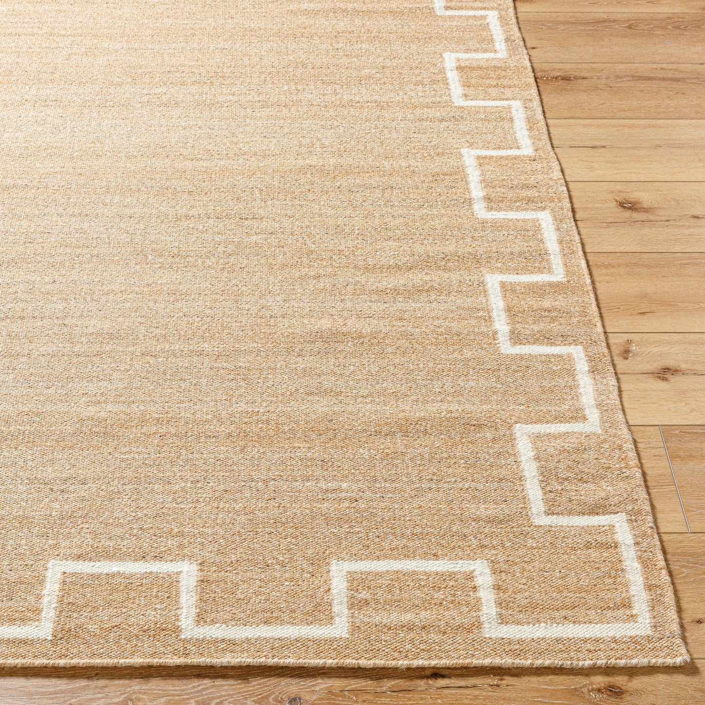 003 SI-2164740,SI-2164741,SI-2164742 | Closeup | Lanesra Rug - 531145 by Livabliss in light wood, prairie dust, sand, pearl, natural. Made from wool in a unique style.