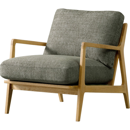 001 SI-2004301 | Primary Silo | Las Vegas Lawrence Arm Chair by LH Imports. Made from ash wood, cane, fabric, pu foam in a modern style.