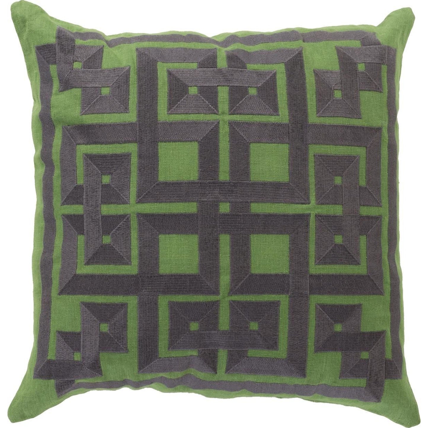 009 O-SURYA-LD012-1818D,O-SURYA-LD012-1818P,O-SURYA-LD012-2020D,O-SURYA-LD012-2020P | Primary Silo | Gramercy Pillow - 33799 by Surya. Made from 100% linen in a modern style.