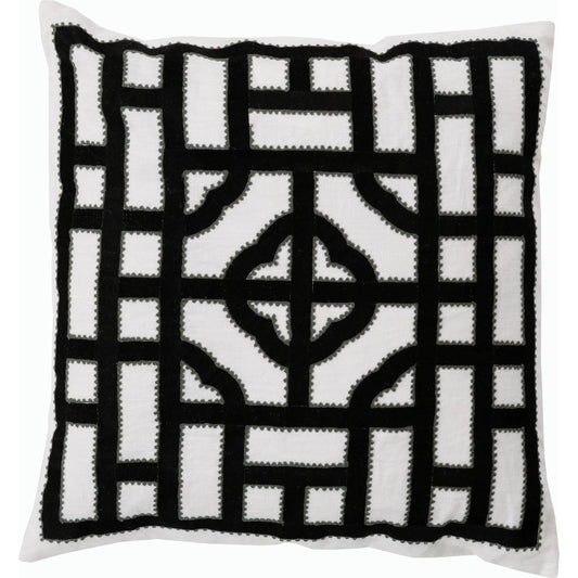 Chinese Gate Pillow - 33745 by Surya. Made from unique in a modern style.
