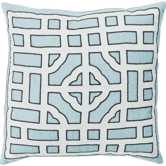 Chinese Gate Pillow - 33745 by Surya. Made from unique in a modern style.