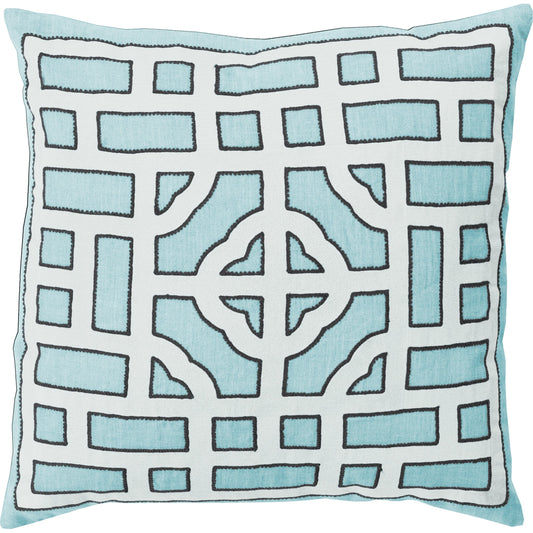 Chinese Gate Pillow - 33745 by Surya. Made from unique in a modern style.