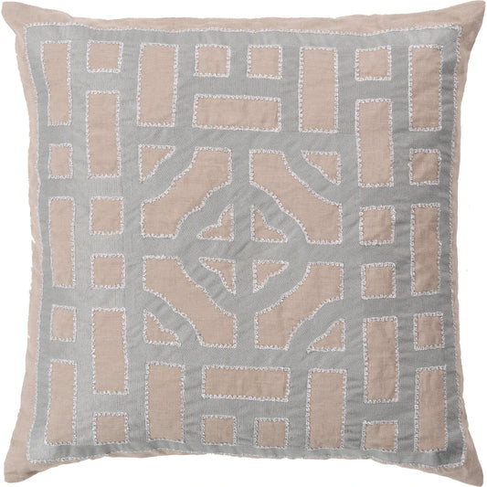 Chinese Gate Pillow - 33745 by Surya. Made from unique in a modern style.