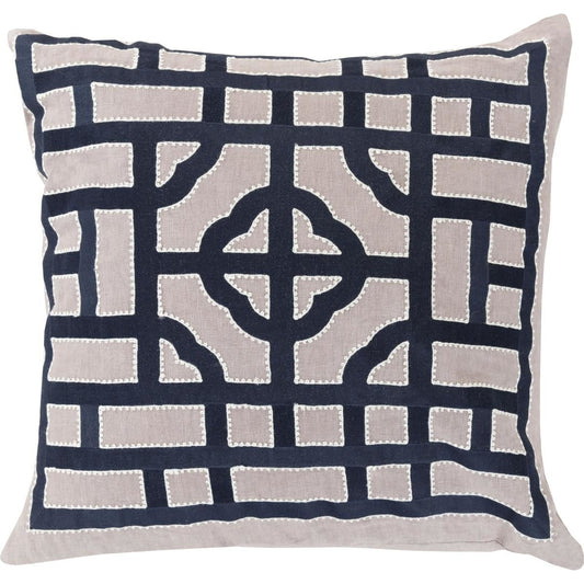 Chinese Gate Pillow - 33745 by Surya. Made from unique in a modern style.