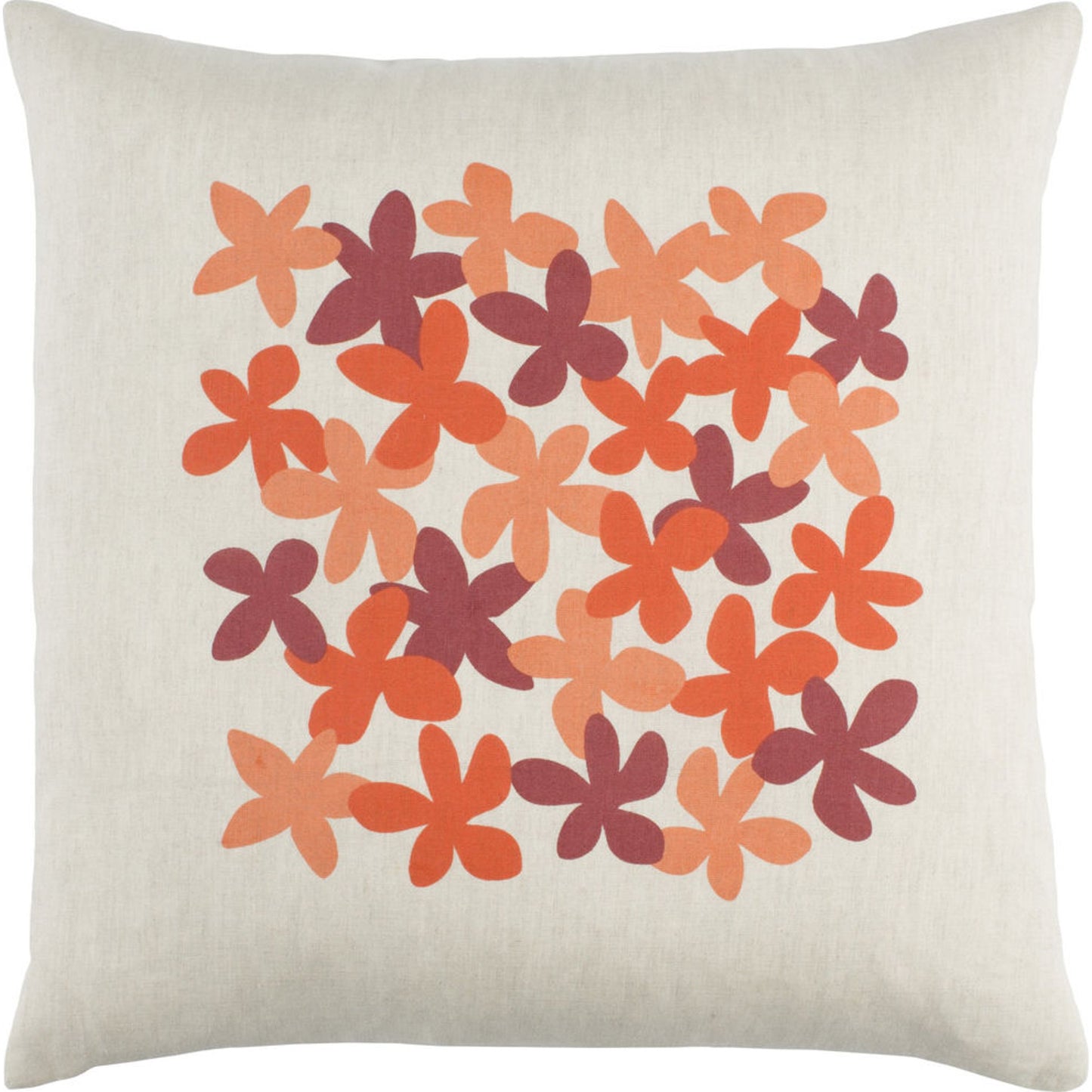 001 S-228413,S-228414,S-228415,S-228416,S-228417,S-228418 | Additional Silo | Little Flower Pillow - 30341 by Surya. Made from 55% linen, 45% cotton in a modern style.