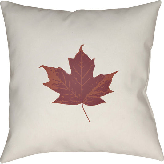 Maple Pillow - 14624 by Livabliss. Made from front: 100% polyester, back: 100% polyester in a traditional style.
