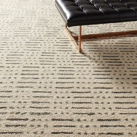 Leona LEO01 Rug by Jaipur Living in tan, gray. Made from 100% wool in a unique style.