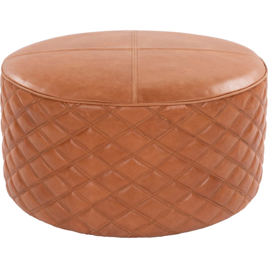 Lance - 27454 by Surya in brown. Made from 100% leather, wood, 100% felt in a traditional style.