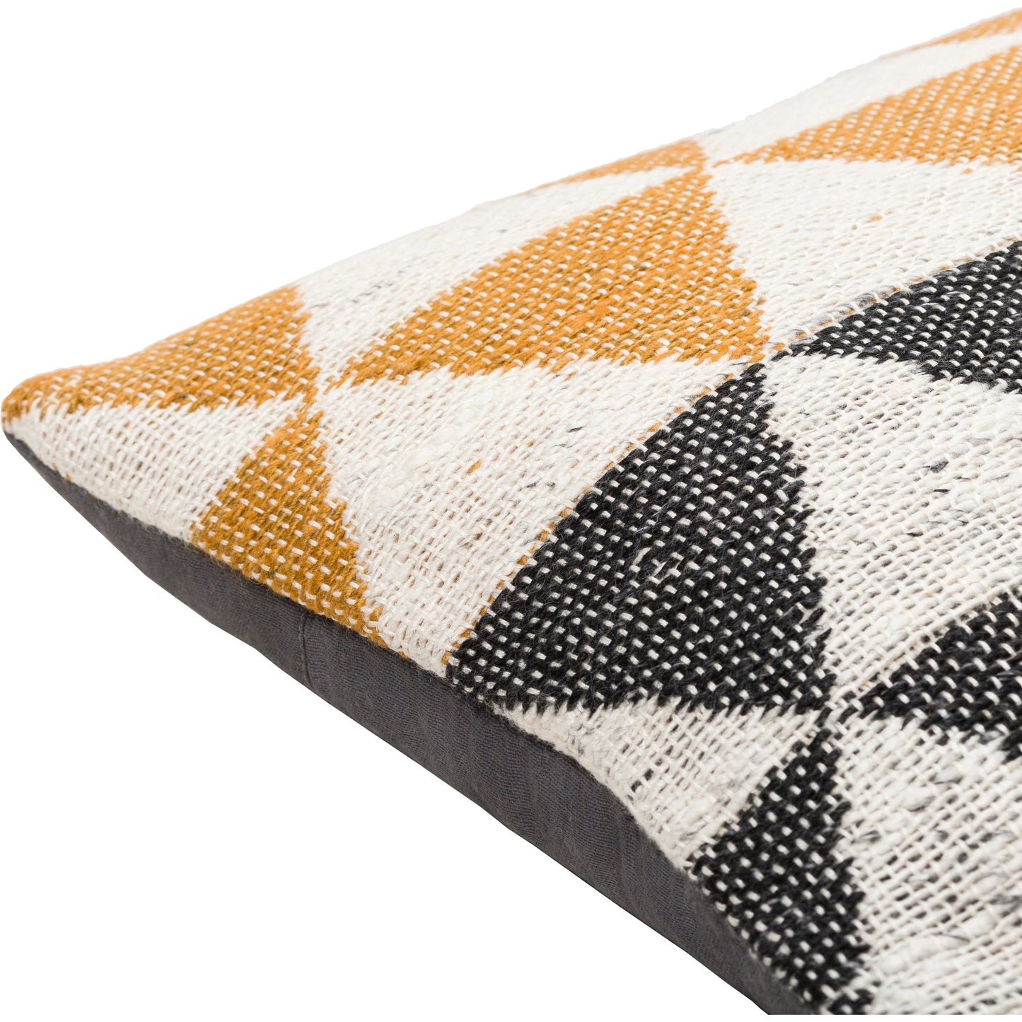 005 SI-1885064,SI-1885065,SI-1885068 | Closeup | Lewis Pillow - 13073 by Surya in charcoal, cream. Made from 80% viscose, 20% modal, 100% cotton in a eclectic & global style.