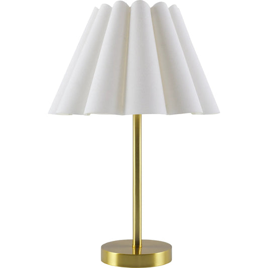 Leynar Accent Table Lamp 575346 by Livabliss. Made from iron, linen, polystyrene in a modern style.