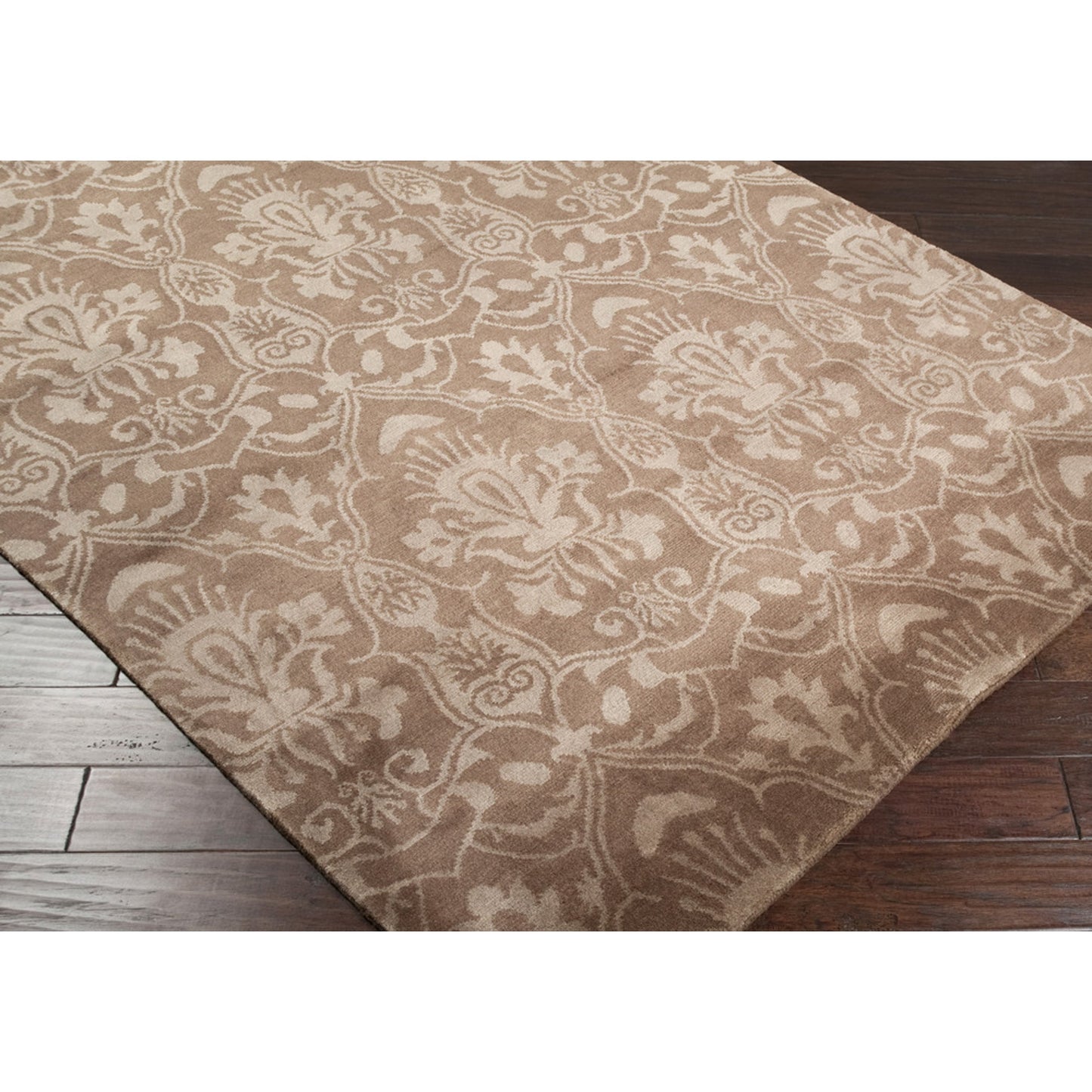 004 23561-3238 | Closeup | Lhotse Rug - 87 by Surya. Made from 100% hand carded new zealand wool in a unique style.