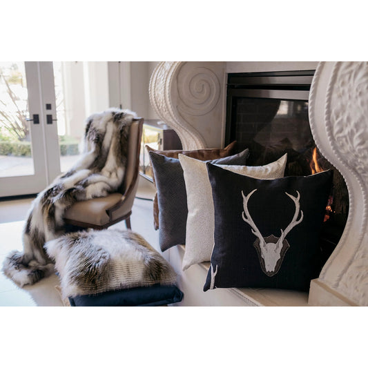 Uncle Buck Pillow by DV Kap Home. Made from 82.85% cotton, 17.15% polyester in a cottage & farmhouse style.