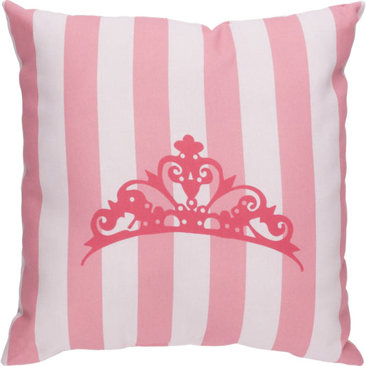 Crown Pillow - 18002 by Livabliss. Made from front: 100% polyester, back: 100% polyester in a modern style.