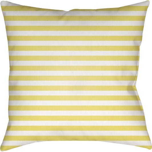 Seersucker Pillow - 22879 by Livabliss. Made from front: 100% polyester, back: 100% polyester in a coastal style.
