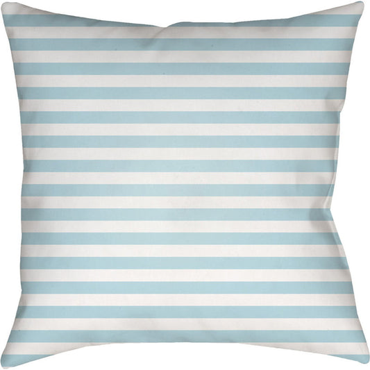 Seersucker Pillow - 22879 by Livabliss. Made from front: 100% polyester, back: 100% polyester in a coastal style.