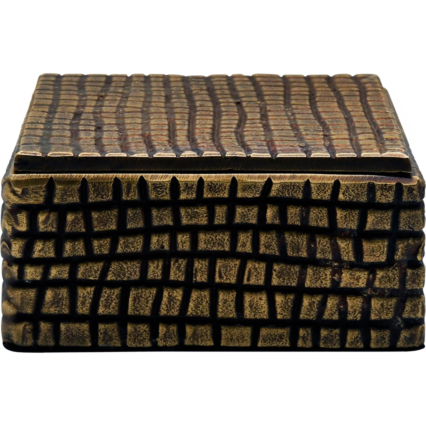 003 SI-2252774 | Additional Silo | Lizzo Aluminum Box by Worlds Away in brass. Made from unique in a unique style.