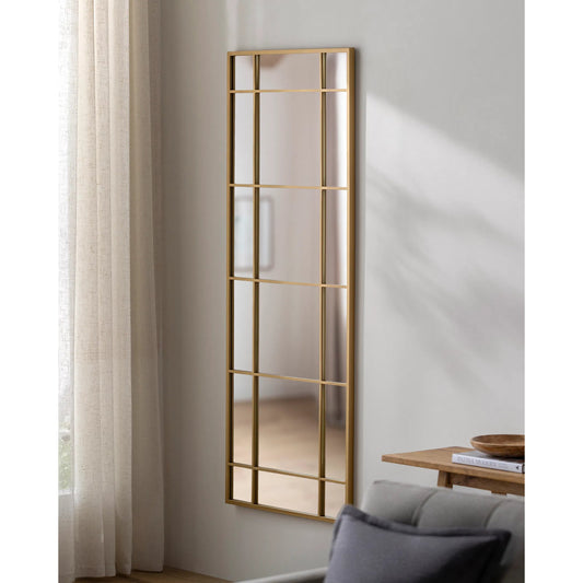 Lanka Mirror - 477671 by Livabliss in frame: gold and metallicpaned. Made from iron in a modern style.