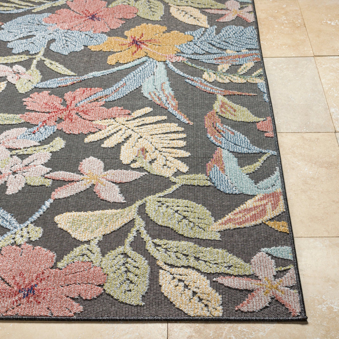 004 SI-2132301,SI-2132302,SI-2132303,SI-2132304 | Closeup | Lakeside Rug - 500206 by Livabliss. Made from face: 100% polypropylene, warp: 100% polypropylene in a unique style.