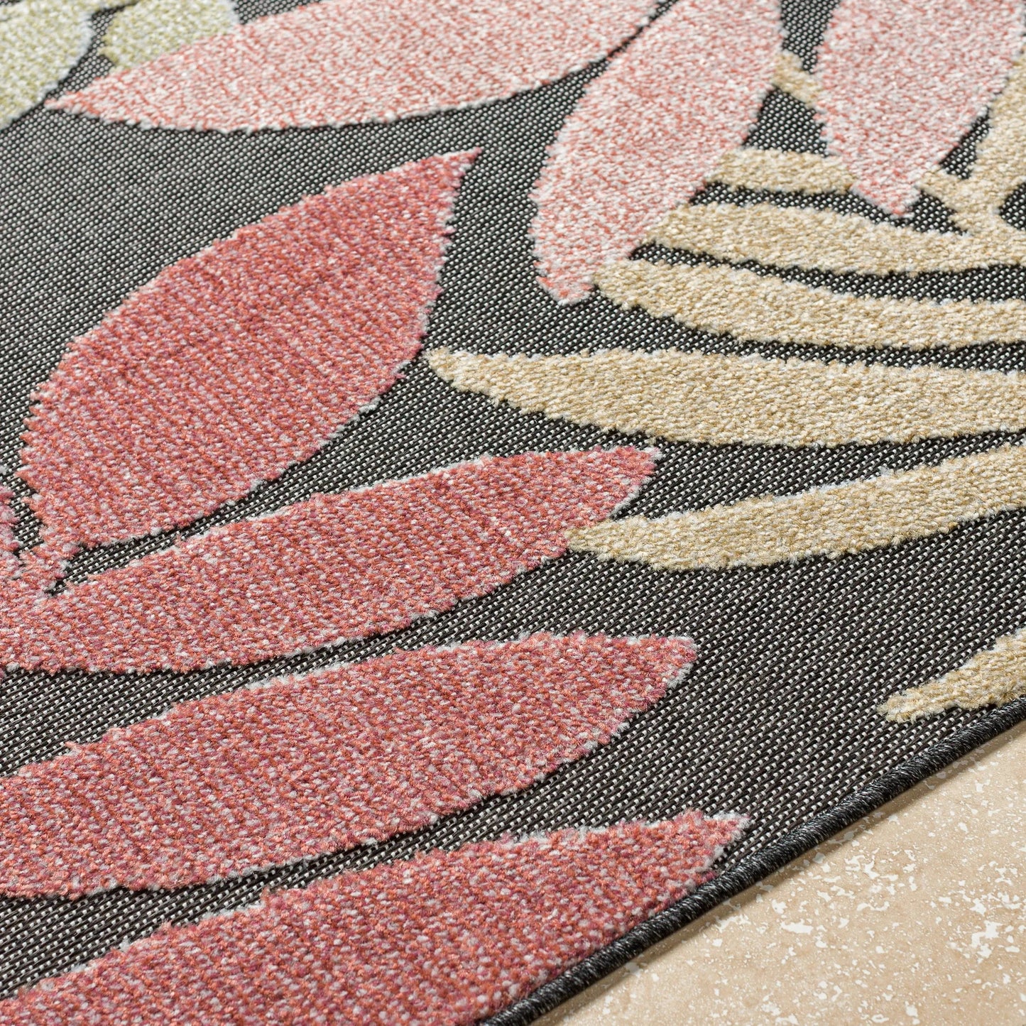 011 SI-2132309,SI-2132310,SI-2132311,SI-2132312 | Closeup | Lakeside Rug - 500213 by Livabliss. Made from face: 100% polypropylene, warp: 100% polypropylene in a unique style.