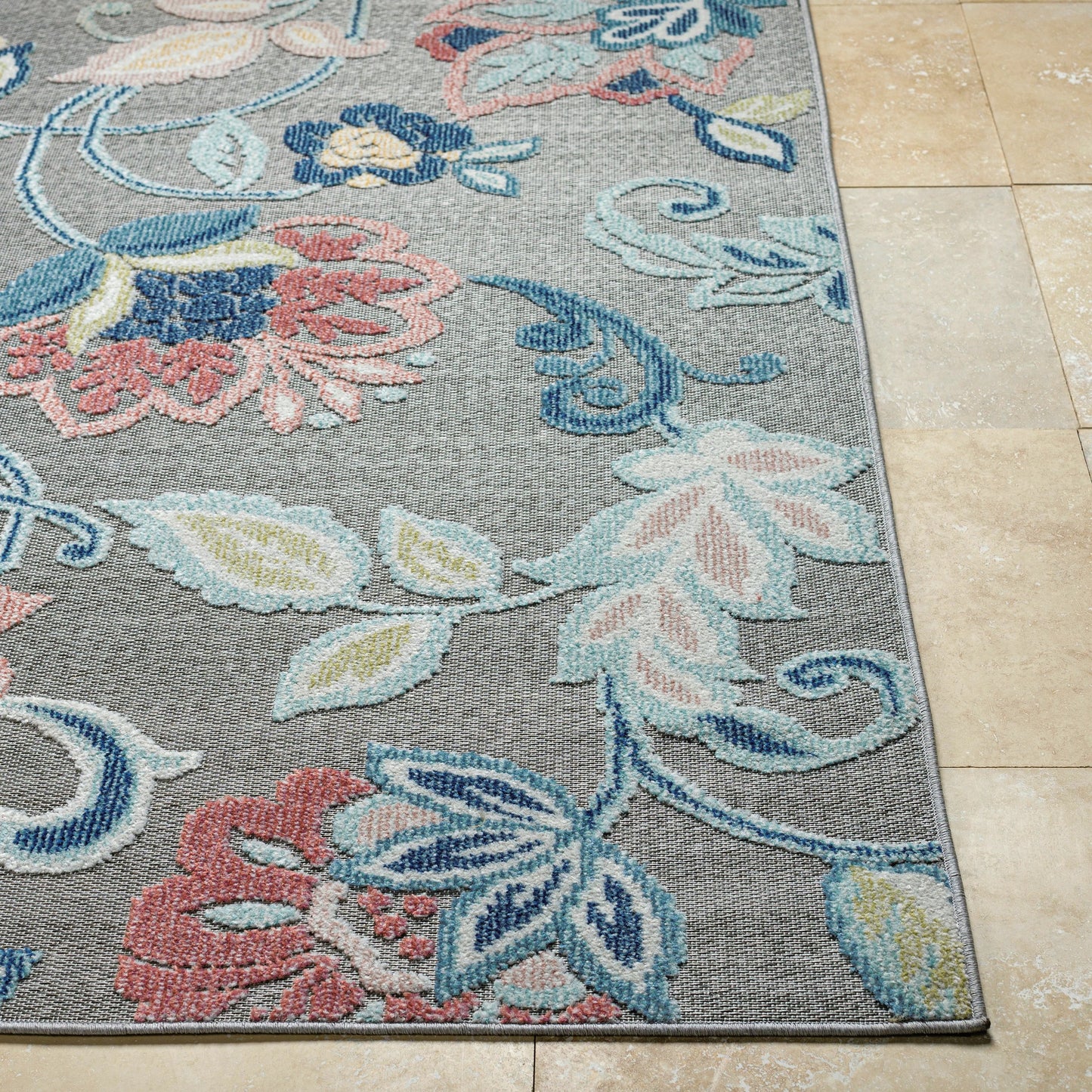 009 SI-2054045,SI-2054046,SI-2054047,SI-2054048 | Closeup | Lakeside Rug - 500252 by Livabliss. Made from face: 100% polypropylene, warp: 100% polypropylene in a unique style.