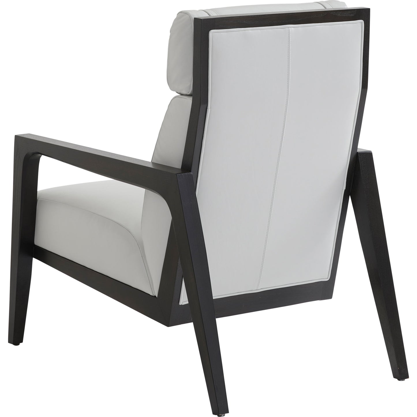 002 SI-1823502 | Additional Silo | Covina Leather Chair by Tommy Bahama Home in charcoal. Made from unique in a transitional style.