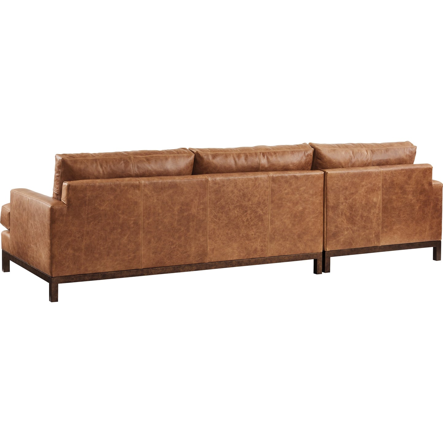 004 SI-1770701 | Additional Silo | Horizon Leather Sectional by Lexington in bronze. Made from unique in a rustic style.